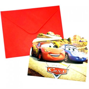 INVITATION CARD - THE CARS